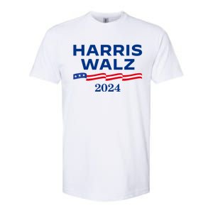 Kamala Harris Tim Walz 2024 Election For President Softstyle CVC T-Shirt