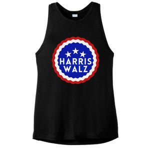 Kamala Harris Tim Walz Waltz Election Party Wear Ladies PosiCharge Tri-Blend Wicking Tank