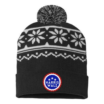 Kamala Harris Tim Walz Waltz Election Party Wear USA-Made Snowflake Beanie