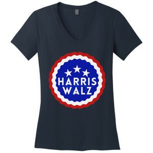 Kamala Harris Tim Walz Waltz Election Party Wear Women's V-Neck T-Shirt