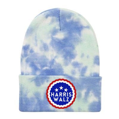 Kamala Harris Tim Walz Waltz Election Party Wear Tie Dye 12in Knit Beanie