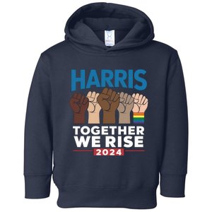 Kamala Harris Together We Rise Equality Usa Election 2024 Gift Toddler Hoodie