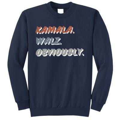 Kamala Harris Tim Walz Obviously Vote Harris Waltz 2024 Sweatshirt