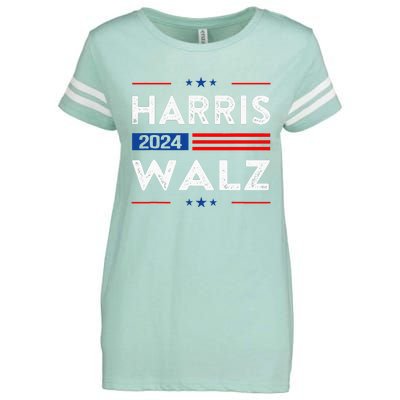 Kamala Harris Tim Waltz 2024 Enza Ladies Jersey Football T-Shirt