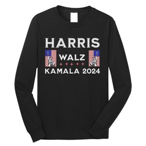 Kamala Harris Tim Walz 2024 Long Sleeve Shirt