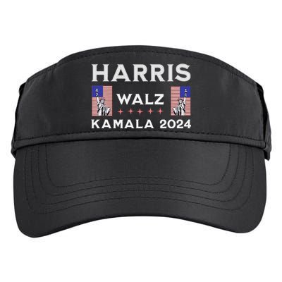 Kamala Harris Tim Walz 2024 Adult Drive Performance Visor