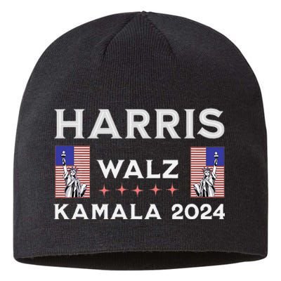 Kamala Harris Tim Walz 2024 Sustainable Beanie