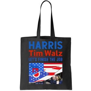 Kamala Harris Tim Walz 2024 Us States Flag Ohio Tote Bag