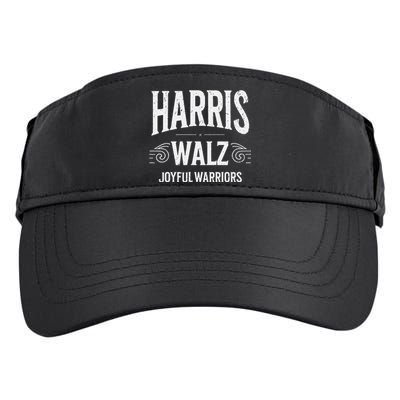 Kamala Harris Tim Walz Waltz 2024 Joyful Warriors Adult Drive Performance Visor