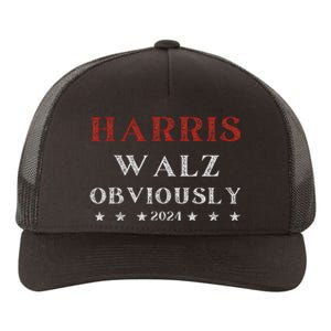 Kamala Harris Tim Walz Waltz 2024 Obviously Yupoong Adult 5-Panel Trucker Hat