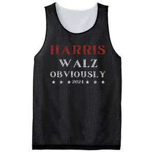 Kamala Harris Tim Walz Waltz 2024 Obviously Mesh Reversible Basketball Jersey Tank