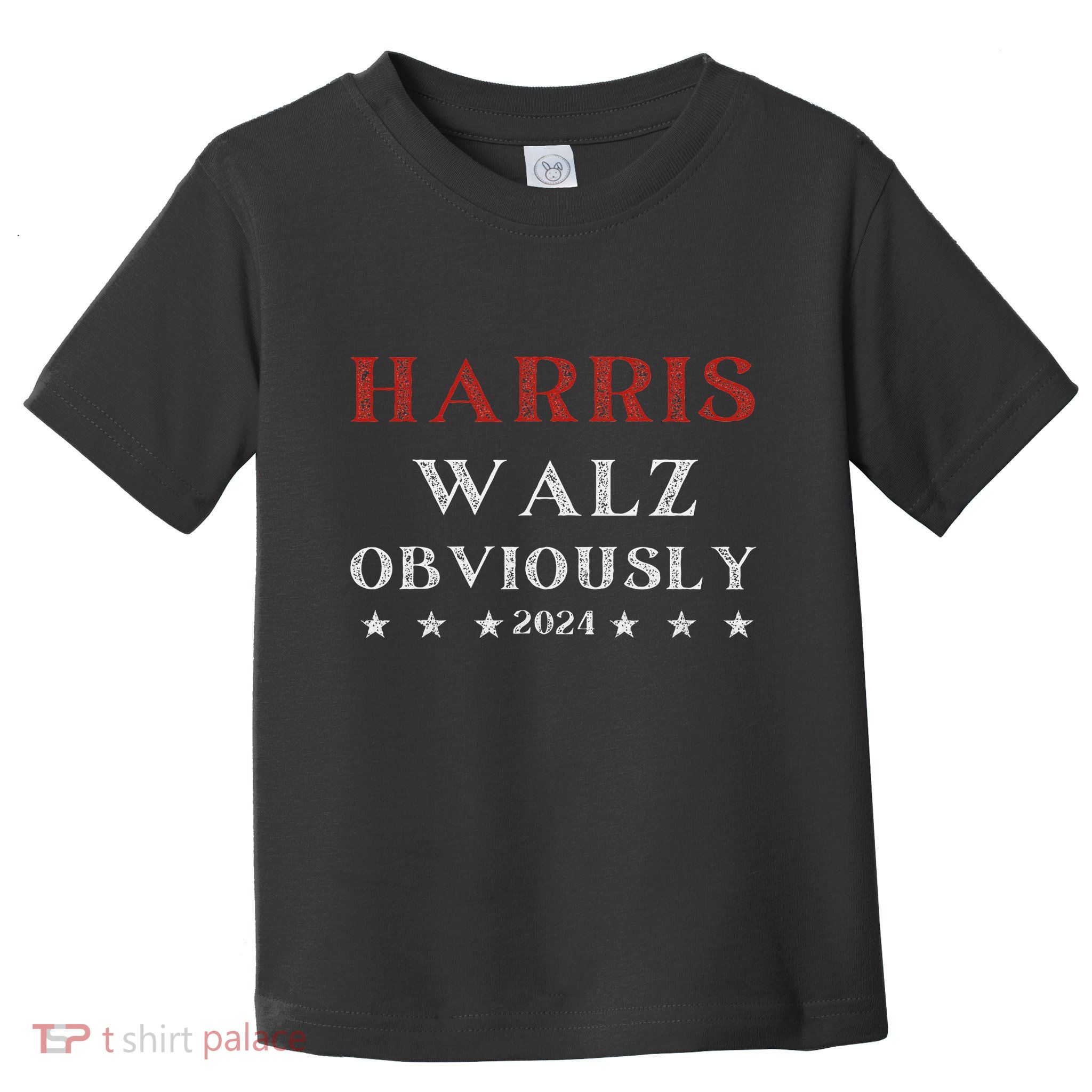 Kamala Harris Tim Walz Waltz 2024 Obviously Toddler T-Shirt