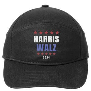 Kamala Harris Tim Walz Waltz Election Party Wear 7-Panel Snapback Hat