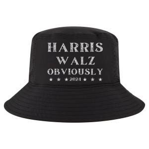 Kamala Harris Tim Walz Waltz 2024 Obviously Cool Comfort Performance Bucket Hat