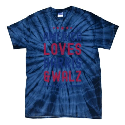 Kamala Harris Tim Walz Waltz Election Party Wear Tie-Dye T-Shirt