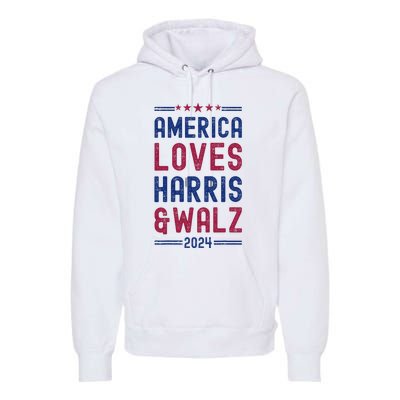 Kamala Harris Tim Walz Waltz Election Party Wear Premium Hoodie