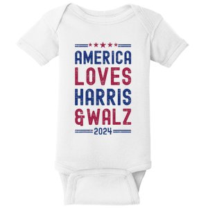 Kamala Harris Tim Walz Waltz Election Party Wear Baby Bodysuit