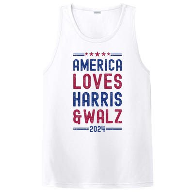 Kamala Harris Tim Walz Waltz Election Party Wear PosiCharge Competitor Tank