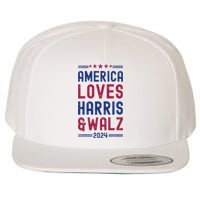 Kamala Harris Tim Walz Waltz Election Party Wear Wool Snapback Cap