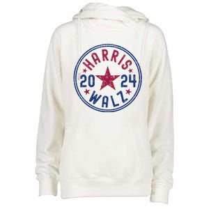 Kamala Harris Tim Walz Waltz Election Party Wear Womens Funnel Neck Pullover Hood