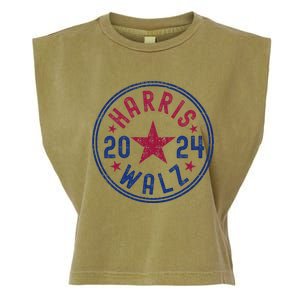 Kamala Harris Tim Walz Waltz Election Party Wear Garment-Dyed Women's Muscle Tee