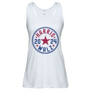 Kamala Harris Tim Walz Waltz Election Party Wear Ladies Essential Flowy Tank