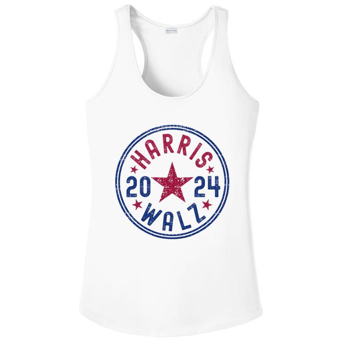 Kamala Harris Tim Walz Waltz Election Party Wear Ladies PosiCharge Competitor Racerback Tank