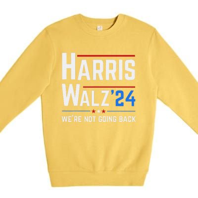 Kamala Harris Tim Walz Waltz Election Vote 2024 Premium Crewneck Sweatshirt