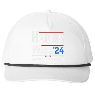 Kamala Harris Tim Walz Waltz Election Vote 2024 Snapback Five-Panel Rope Hat