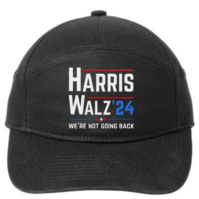 Kamala Harris Tim Walz Waltz Election Vote 2024 7-Panel Snapback Hat