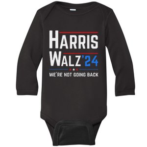 Kamala Harris Tim Walz Waltz Election Vote 2024 Baby Long Sleeve Bodysuit