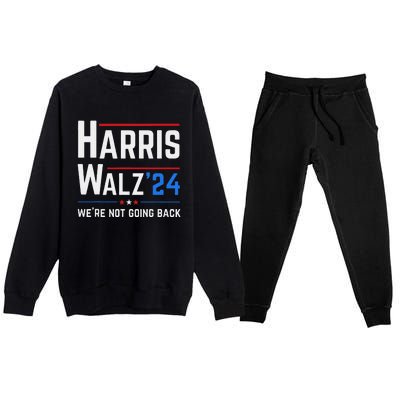 Kamala Harris Tim Walz Waltz Election Vote 2024 Premium Crewneck Sweatsuit Set