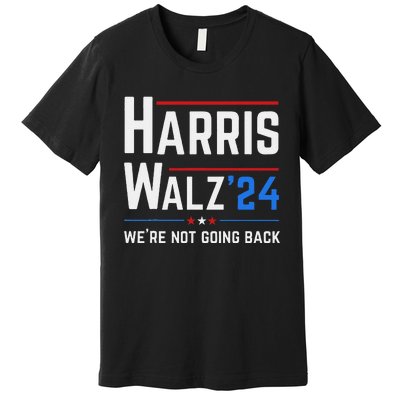 Kamala Harris Tim Walz Waltz Election Vote 2024 Premium T-Shirt