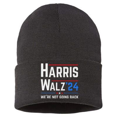 Kamala Harris Tim Walz Waltz Election Vote 2024 Sustainable Knit Beanie