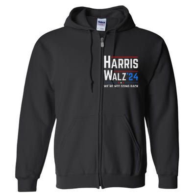 Kamala Harris Tim Walz Waltz Election Vote 2024 Full Zip Hoodie