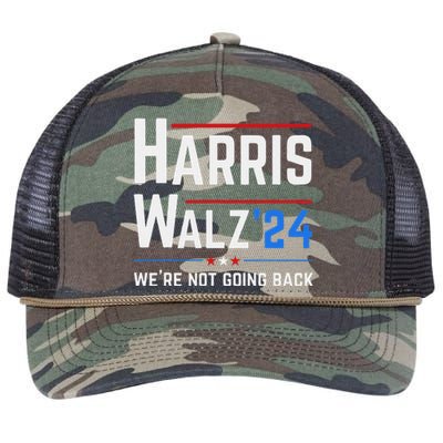 Kamala Harris Tim Walz Waltz Election Vote 2024 Retro Rope Trucker Hat Cap