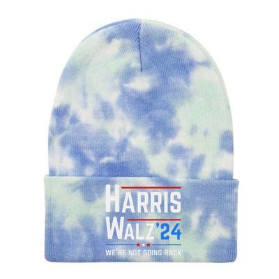 Kamala Harris Tim Walz Waltz Election Vote 2024 Tie Dye 12in Knit Beanie