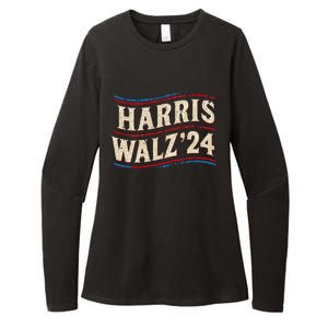 Kamala Harris Tim Walz First Female President Womens CVC Long Sleeve Shirt