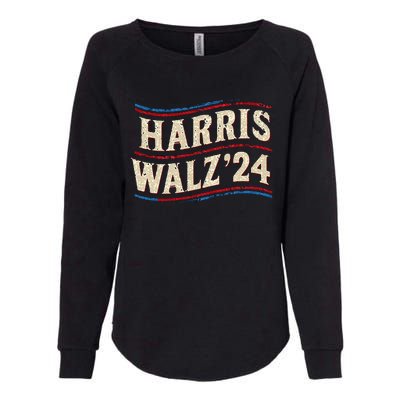 Kamala Harris Tim Walz First Female President Womens California Wash Sweatshirt