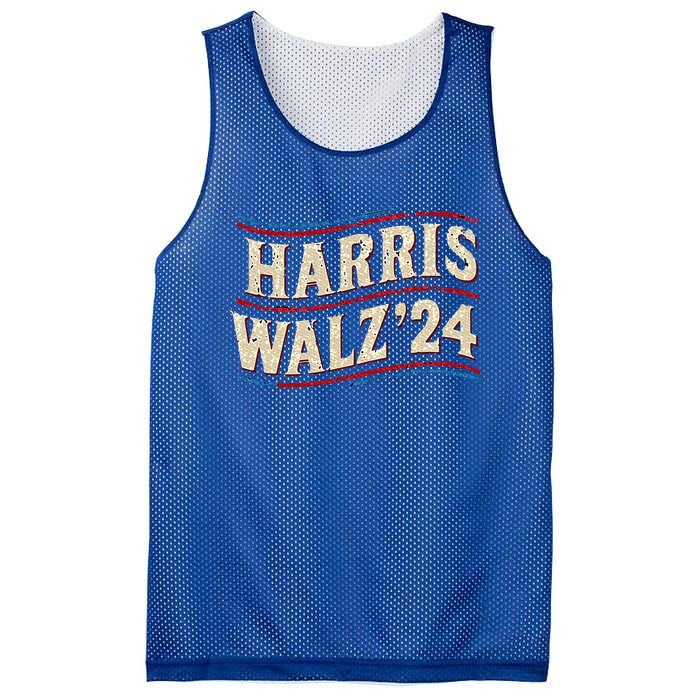 Kamala Harris Tim Walz First Female President Mesh Reversible Basketball Jersey Tank