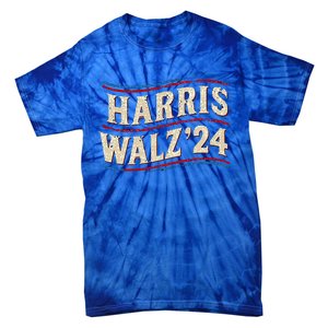 Kamala Harris Tim Walz First Female President Tie-Dye T-Shirt