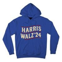 Kamala Harris Tim Walz First Female President Tall Hoodie