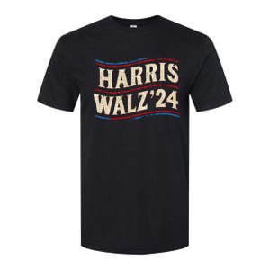 Kamala Harris Tim Walz First Female President Softstyle CVC T-Shirt