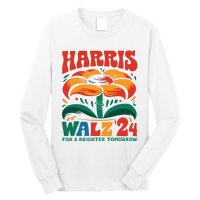 Kamala Harris Tim Walz 2024 Peace Lgbt Harris Walz Waltz Long Sleeve Shirt