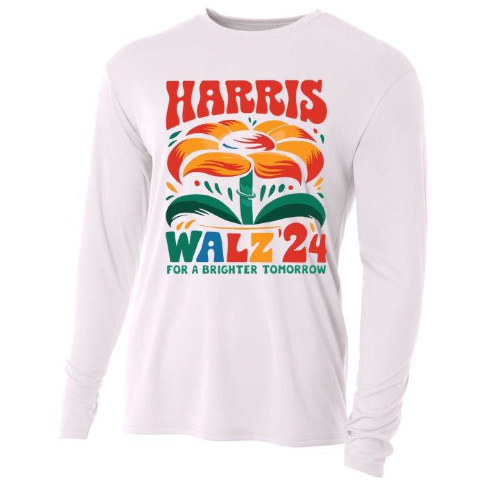 Kamala Harris Tim Walz 2024 Peace Lgbt Harris Walz Waltz Cooling Performance Long Sleeve Crew