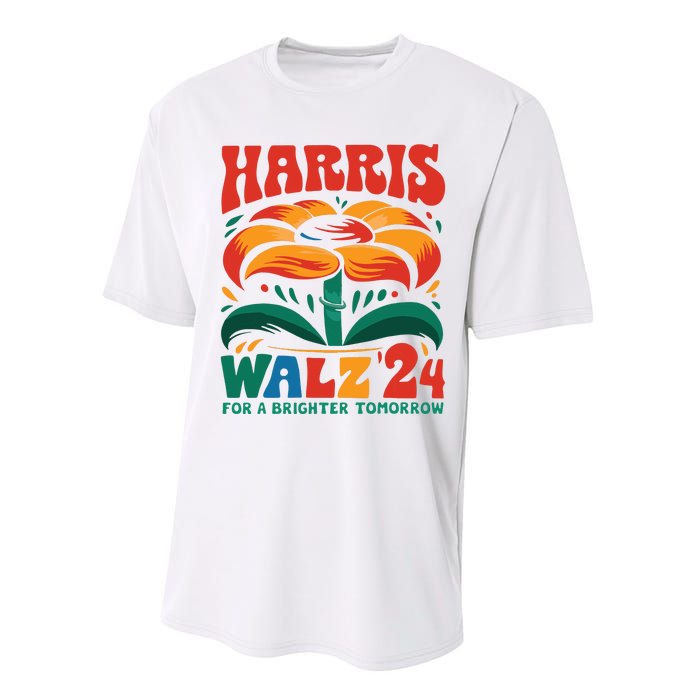 Kamala Harris Tim Walz 2024 Peace Lgbt Harris Walz Waltz Performance Sprint T-Shirt