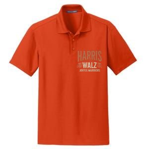 Kamala Harris Tim Walz Waltz 2024 Joyful Warriors Dry Zone Grid Polo