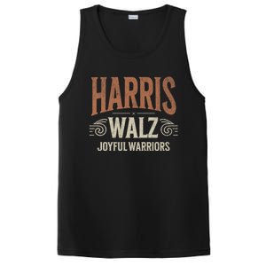 Kamala Harris Tim Walz Waltz 2024 Joyful Warriors PosiCharge Competitor Tank