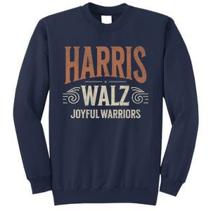 Kamala Harris Tim Walz Waltz 2024 Joyful Warriors Sweatshirt