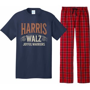 Kamala Harris Tim Walz Waltz 2024 Joyful Warriors Pajama Set